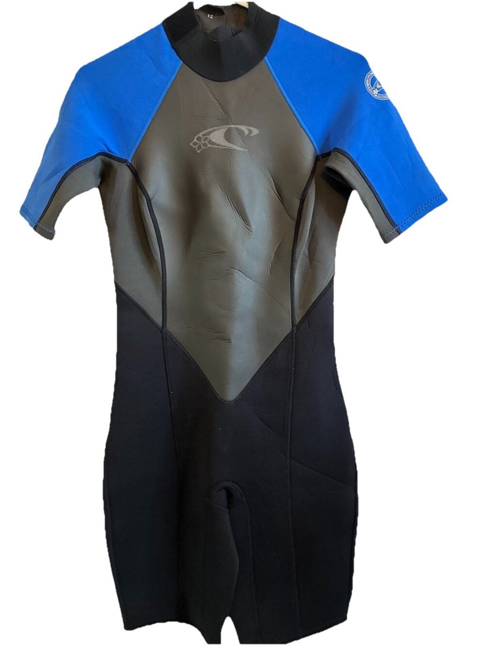 Vintage O'Neill Hammer 2/1mm Spring Suit Wetsuit Adult M/L Black Blue Surf Beach